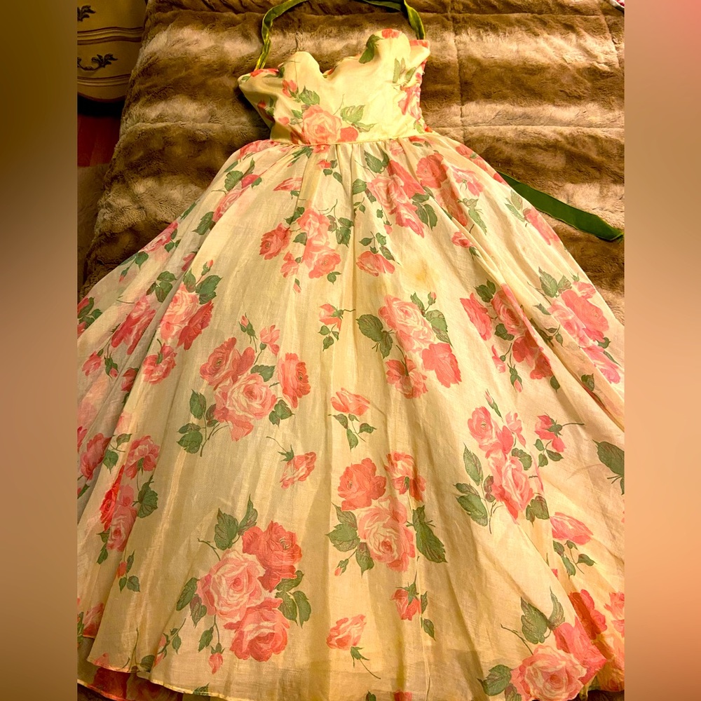 Beautiful VTG 50s cocktail dress